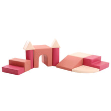 Load image into Gallery viewer, Iglu Castle Pink Foam Blocks