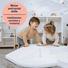 Load image into Gallery viewer, Iglu Corner Climber Foam Blocks White