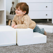 Load image into Gallery viewer, Iglu Corner Climber Foam Blocks White