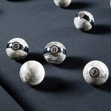 Load image into Gallery viewer, Marble effect American billiard balls