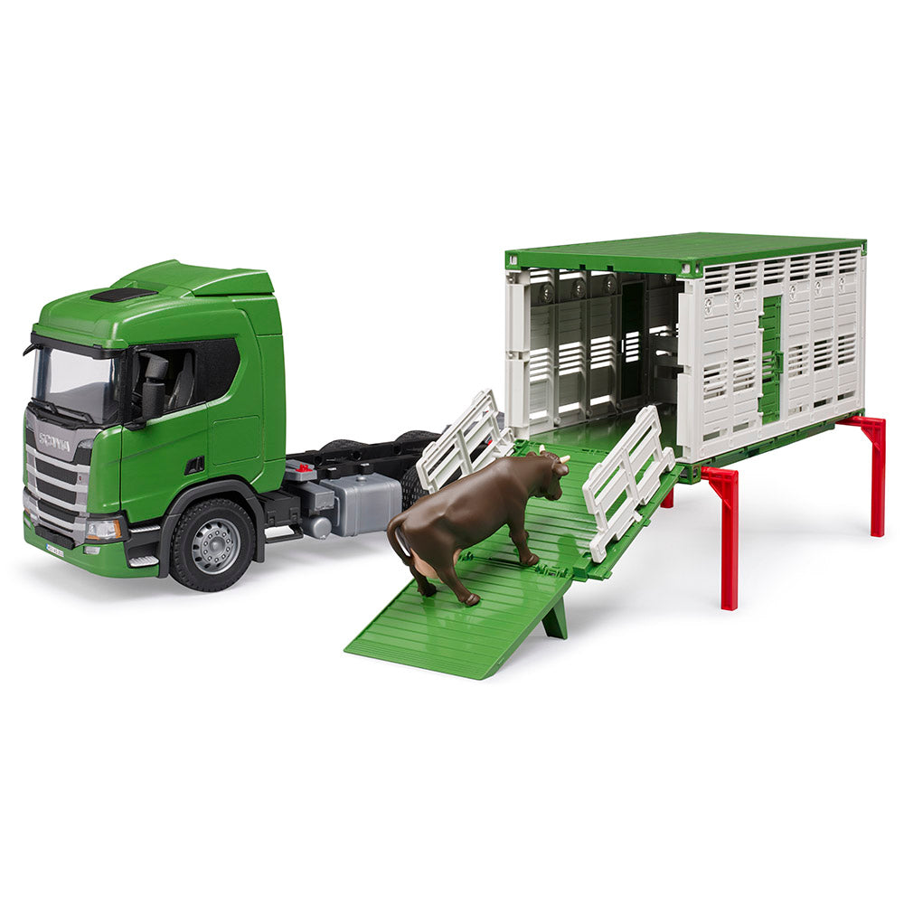 Bino 84068 Camion Traino In Legno Con 10 Animali, Giocattolo Componibile Per Bambini, 29,5x14,5x16,5 Cm