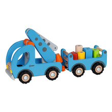 Cargar imagen en el visor de la galería, Camión Grua de Madera con Remolque Goki