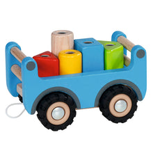 Cargar imagen en el visor de la galería, Camión Grua de Madera con Remolque Goki