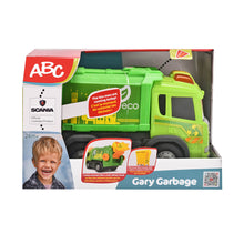 Load image into Gallery viewer, Camión de reciclaje ABC Dickie Scania 25 cm con luz y sonido