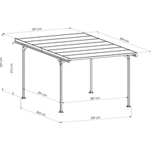 Carregar imatge al visor de la galeria, Pèrgola d'Alumini Trigano Mistral 15 m²