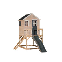 Load image into Gallery viewer, Wooden Playhouse - My Lodge with slide