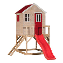 Load image into Gallery viewer, Wooden Playhouse - My Lodge with slide
