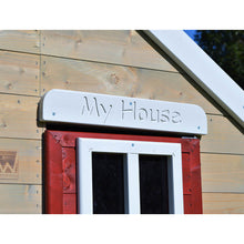 Cargar imagen en el visor de la galería, Casa infantil para jardín My Lodge con columpio, tobogán y cocina