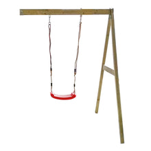 Load image into Gallery viewer, Wooden Playhouse - My Lodge with Swing and Slide