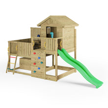 Cargar imagen en el visor de la galería, Parque Infantil Fungoo Sweet House con tobogán Verde