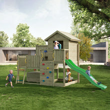 Cargar imagen en el visor de la galería, Parque Infantil Fungoo Sweet House con tobogán Verde