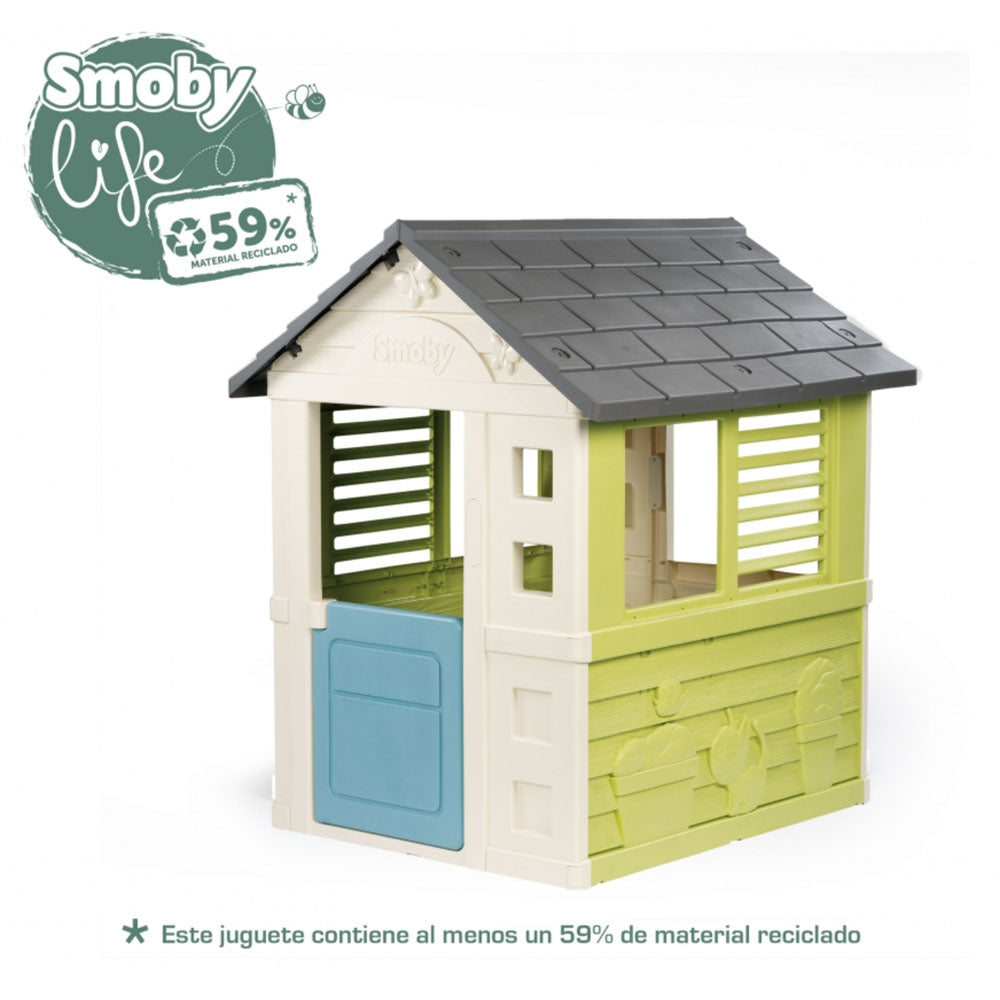 Casa Jolie Smoby Life Casita Infantil de Plástico Reciclado