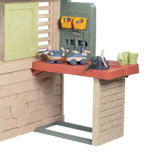 Carregar imatge al visor de la galeria, Casita Infantil Nature con Banco de Trabajo – Smoby