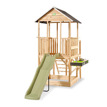 Cargar imagen en el visor de la galería, Casita Infantil EXIT Panorama 550 con Tobogán, Cocina y Arenero