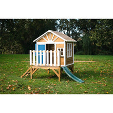 Cargar imagen en el visor de la galería, Casita Infantil de Madera Premontada VISBY Elevada 60 cm