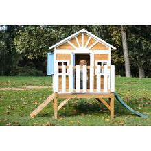 Cargar imagen en el visor de la galería, Casita Infantil de Madera Premontada VISBY Elevada 60 cm