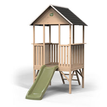Load image into Gallery viewer, Panorama 300 children's wooden playhouse with slide