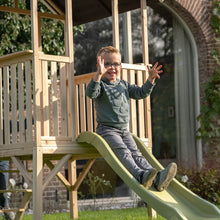 Load image into Gallery viewer, Panorama 300 children's wooden playhouse with slide