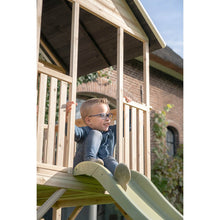 Load image into Gallery viewer, Panorama 300 children's wooden playhouse with slide