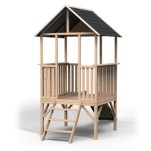 Load image into Gallery viewer, Panorama 300 children's wooden playhouse with slide