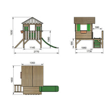 Carregar imatge al visor de la galeria, Caseta de fusta LOLLIPOP Elevada