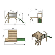 Load image into Gallery viewer, LOLLIPOP Elevated Wooden House XL