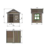 Load image into Gallery viewer, FLAM Pre-assembled Wooden Playhouse for Public Use