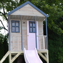 Carregar imagem no visualizador da galeria, Casita Infantil de Madera Adventure Cottage con Plataforma y Tobogán