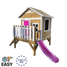 Load image into Gallery viewer, FLAM Wooden Children's Playhouse Pre-Assambled, Elevated 60 cm