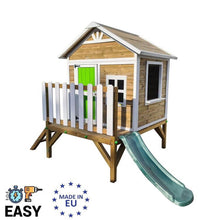 Load image into Gallery viewer, FLAM Wooden Children's Playhouse Pre-Assambled, Elevated 60 cm