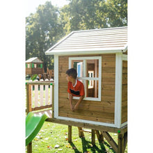 Carregar imatge al visor de la galeria, Caseta Infantil de Fusta Premontada VISBY Elevada 90 cm