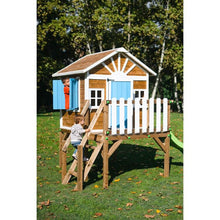 Carregar imatge al visor de la galeria, Caseta Infantil de Fusta Premontada VISBY Elevada 90 cm