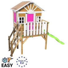 Carregar imatge al visor de la galeria, Caseta Infantil de Fusta Premontada VISBY Elevada 90 cm