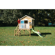 Carregar imatge al visor de la galeria, Caseta Infantil de Fusta Premontada VISBY Elevada 90 cm