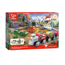 Load image into Gallery viewer, Wooden Train Circuit - Dinosaur Adventure