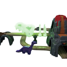Load image into Gallery viewer, Wooden Train Circuit - Dinosaur Adventure