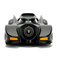 Cargar imagen en el visor de la galería, Coche Batmóvil 1989 de metal 1:24 con figura Batman – Jada Toys
