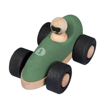 Cargar imagen en el visor de la galería, Coche de juguete de corcho y madera E-Cork Racer de Korko - Verde