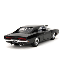 Carregar imatge al visor de la galeria, Coche Dodge Charger Fast & Furious con figura Dominic Toretto - Escala 1:24