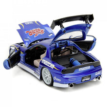 Load image into Gallery viewer, Mazda Street Fighter metal toy car with figure