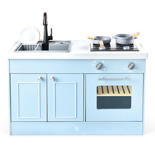 Cargar imagen en el visor de la galería, Cocina Infantil Deluxe Hape de Madera con Agua Corriente, Luces y Sonidos
