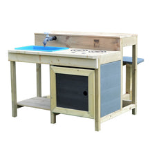 Load image into Gallery viewer, Cocina Infantil Exterior Wendi Kitchen Bar con Taburetes