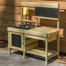 Load image into Gallery viewer, Cocinita infantil de madera para exterior Kitchen Swing King