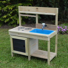 Load image into Gallery viewer, Cocina Infantil de Exterior Wendi Muddy Kitchen de Madera con Grifo