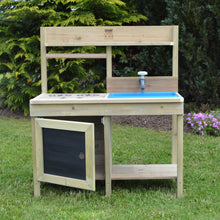 Load image into Gallery viewer, Cocina Infantil de Exterior Wendi Muddy Kitchen de Madera con Grifo