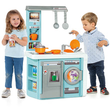 Cargar imagen en el visor de la galería, Cocina de juguete Molto Kitchen Azul con accesorios