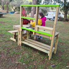 Cargar imagen en el visor de la galería, Cocinita infantil de madera para exterior SPICY Delicious