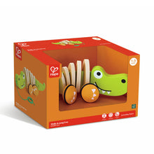 Load image into Gallery viewer, Wooden Crawling Crocodile