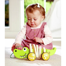 Load image into Gallery viewer, Wooden Crawling Crocodile