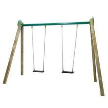 Load image into Gallery viewer, DRACO double wooden swing Professional Use